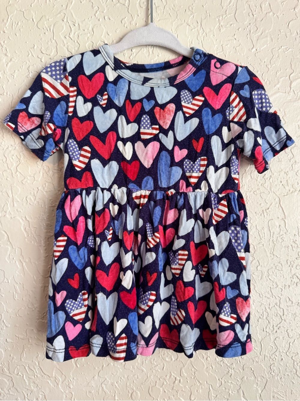 Posh Peanut Liberty Peplum Top 12-18 Months 4th Of July Shirt